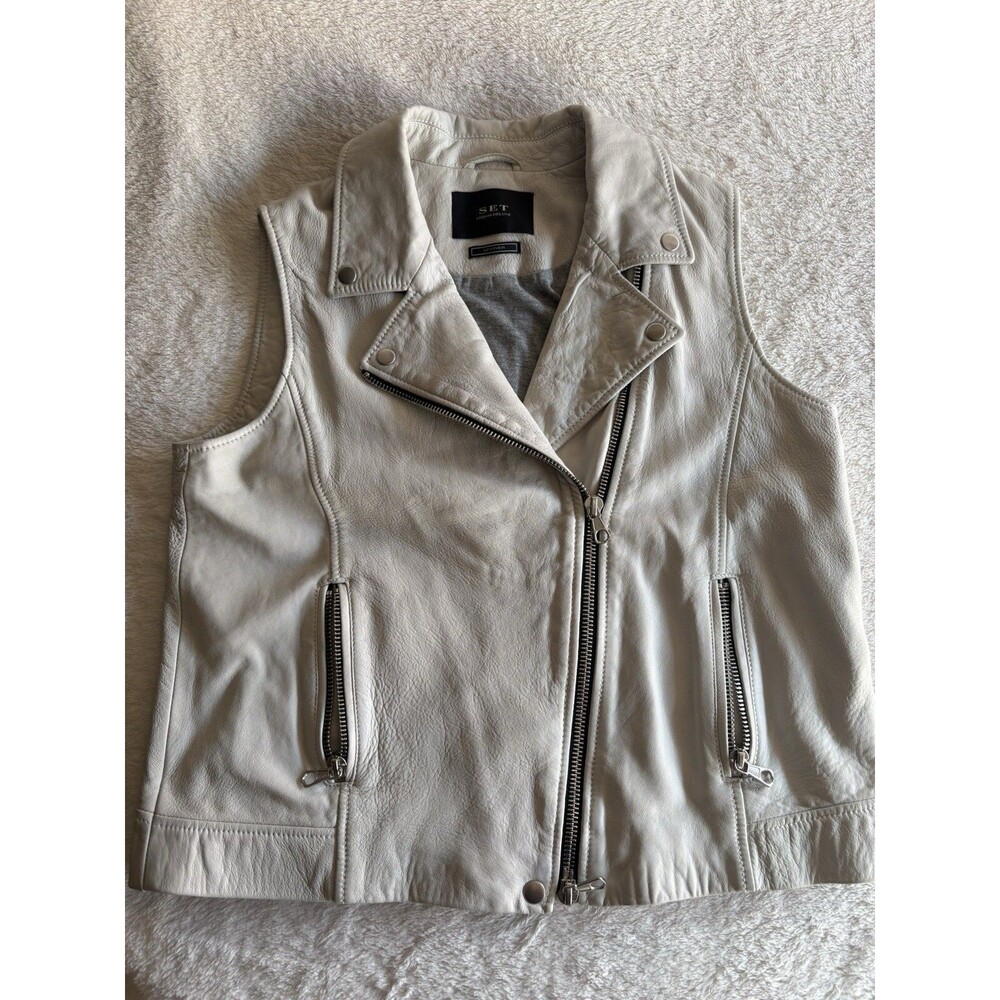 Set urban deluxe, waistcoat, sleeveless, leather Vest German brand.